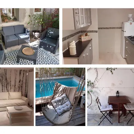 Toe Location Studio Joelle Terrasse Et Piscine Apartment