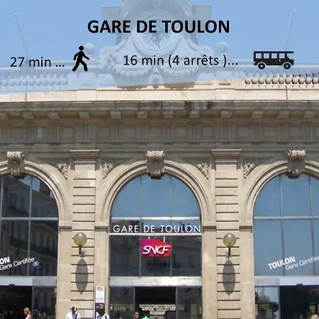 Appartamento Toé Location Studio Joelle Terrasse Et Piscine Tolone